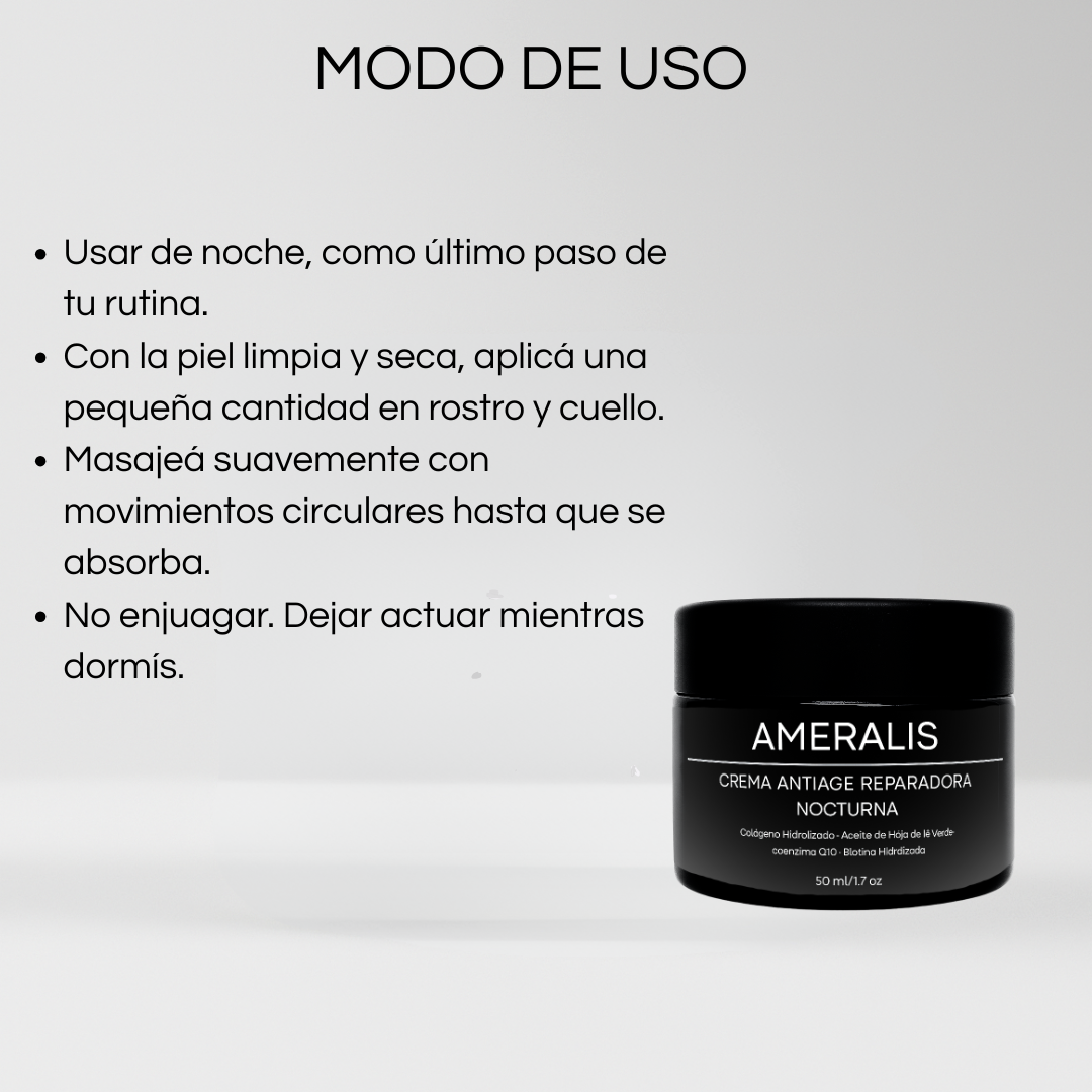 Crema anti-age Reparadora Nocturna